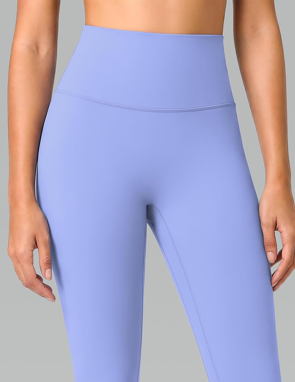 image:imageColorfulkoala Dreamlux No Front Seam Leggings for Women 2528 Inseam High Waisted Buttery Soft Yoga PantsJacaranda Purple