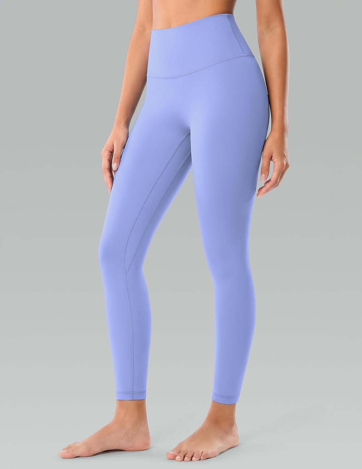 image:imageColorfulkoala Dreamlux No Front Seam Leggings for Women 2528 Inseam High Waisted Buttery Soft Yoga PantsJacaranda Purple