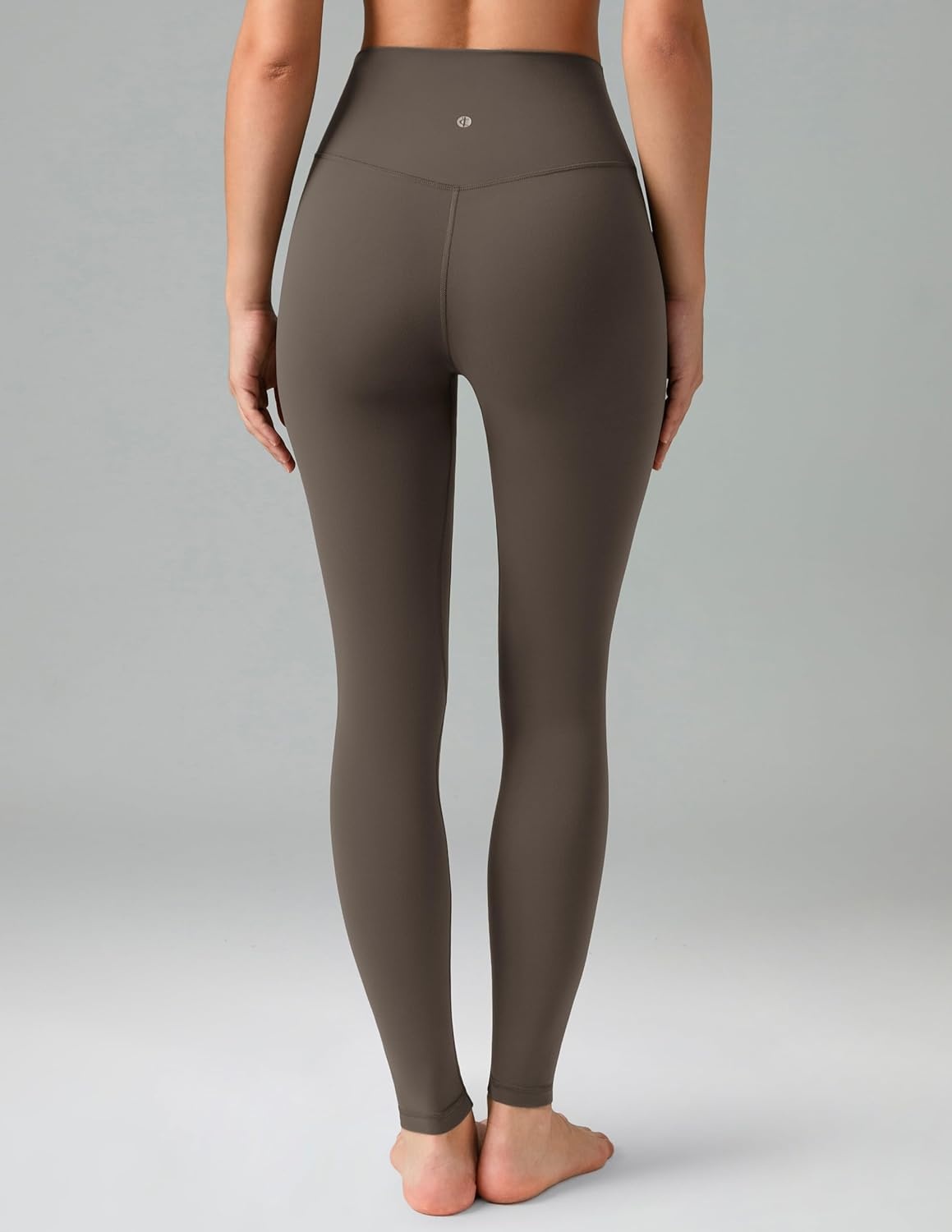 image:imageColorfulkoala Dreamlux No Front Seam Leggings for Women 2528 Inseam High Waisted Buttery Soft Yoga PantsMajor Brown