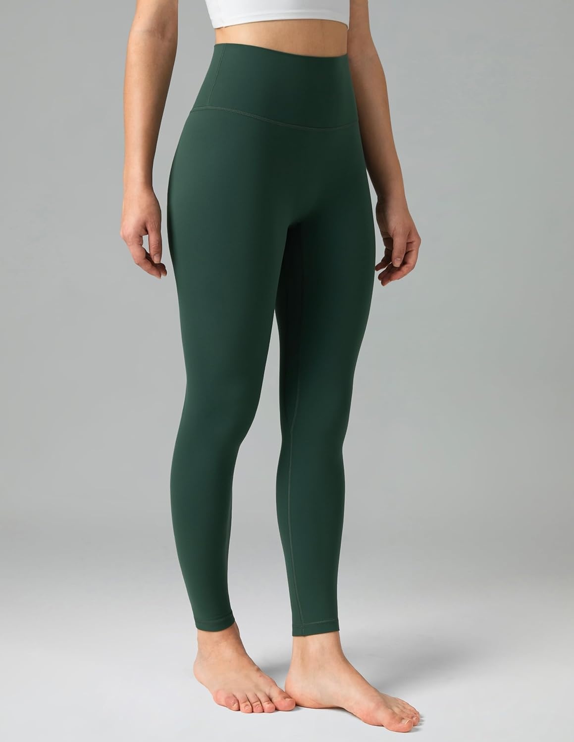 image:imageColorfulkoala Dreamlux No Front Seam Leggings for Women 2528 Inseam High Waisted Buttery Soft Yoga PantsPine Grove