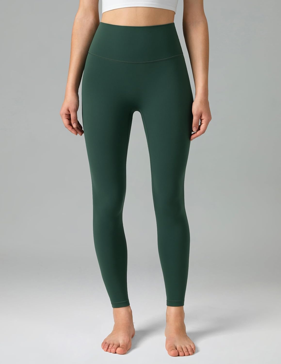 image:imageColorfulkoala Dreamlux No Front Seam Leggings for Women 2528 Inseam High Waisted Buttery Soft Yoga PantsPine Grove