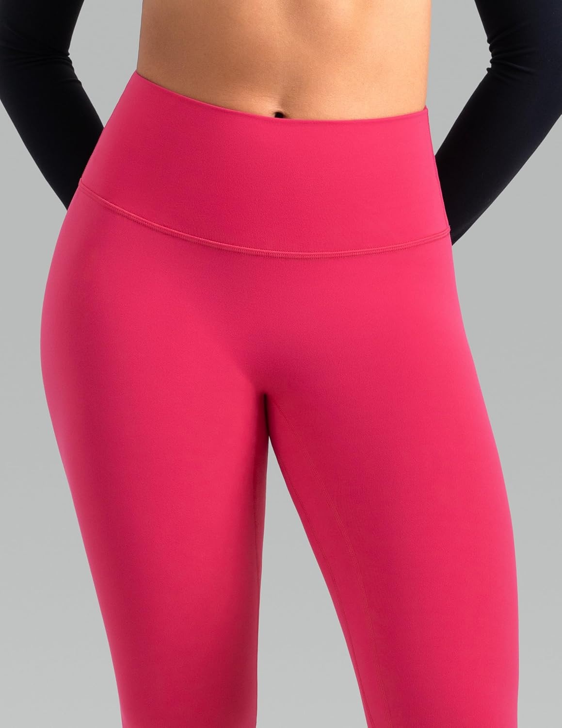 image:imageColorfulkoala Dreamlux No Front Seam Leggings for Women 2528 Inseam High Waisted Buttery Soft Yoga PantsRaspberry