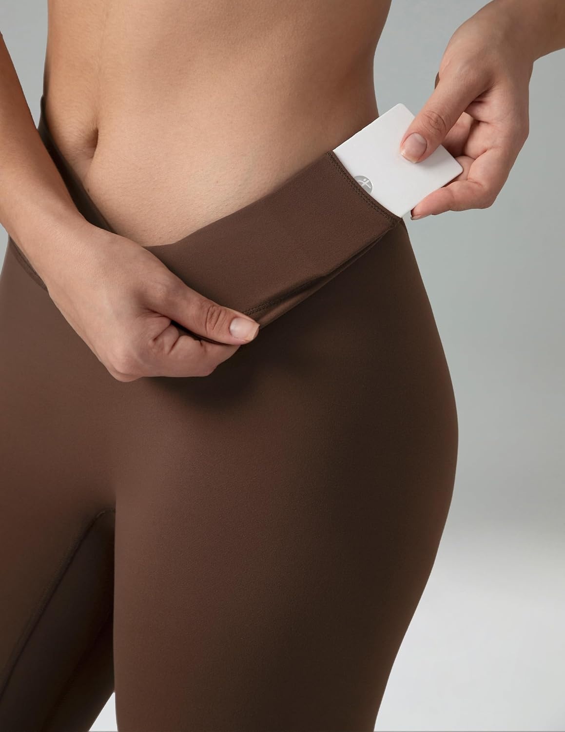 image:imageColorfulkoala Dreamlux No Front Seam Leggings for Women 2528 Inseam High Waisted Buttery Soft Yoga PantsRoasted Chestnut