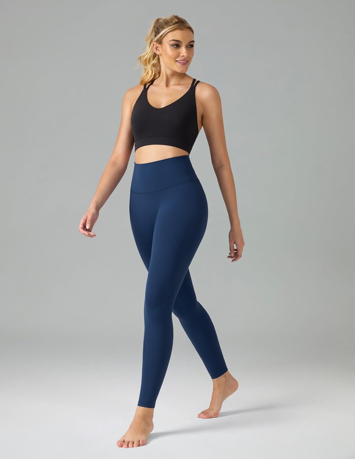 image:imageColorfulkoala Dreamlux No Front Seam Leggings for Women 2528 Inseam High Waisted Buttery Soft Yoga PantsTitan