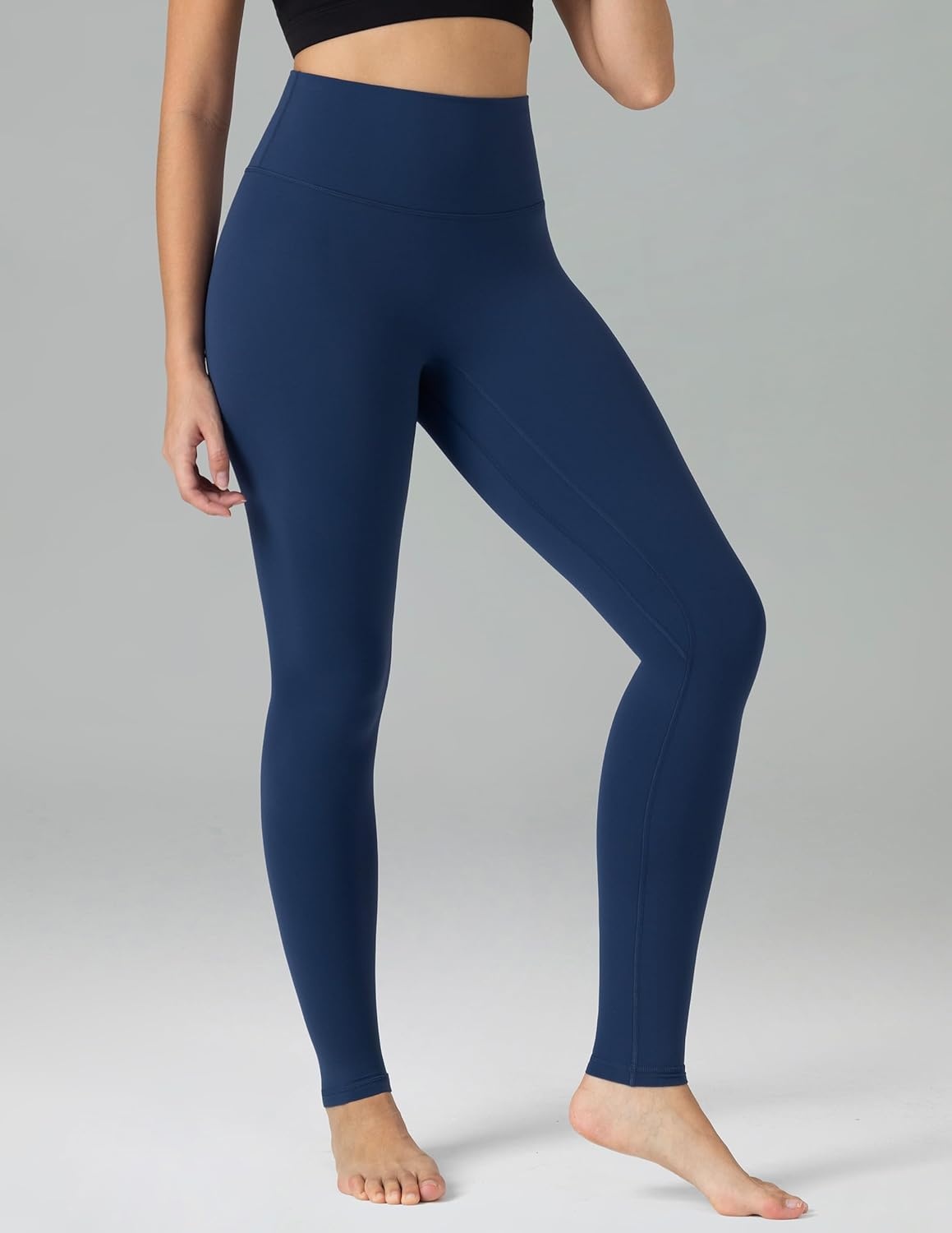 image:imageColorfulkoala Dreamlux No Front Seam Leggings for Women 2528 Inseam High Waisted Buttery Soft Yoga PantsTitan