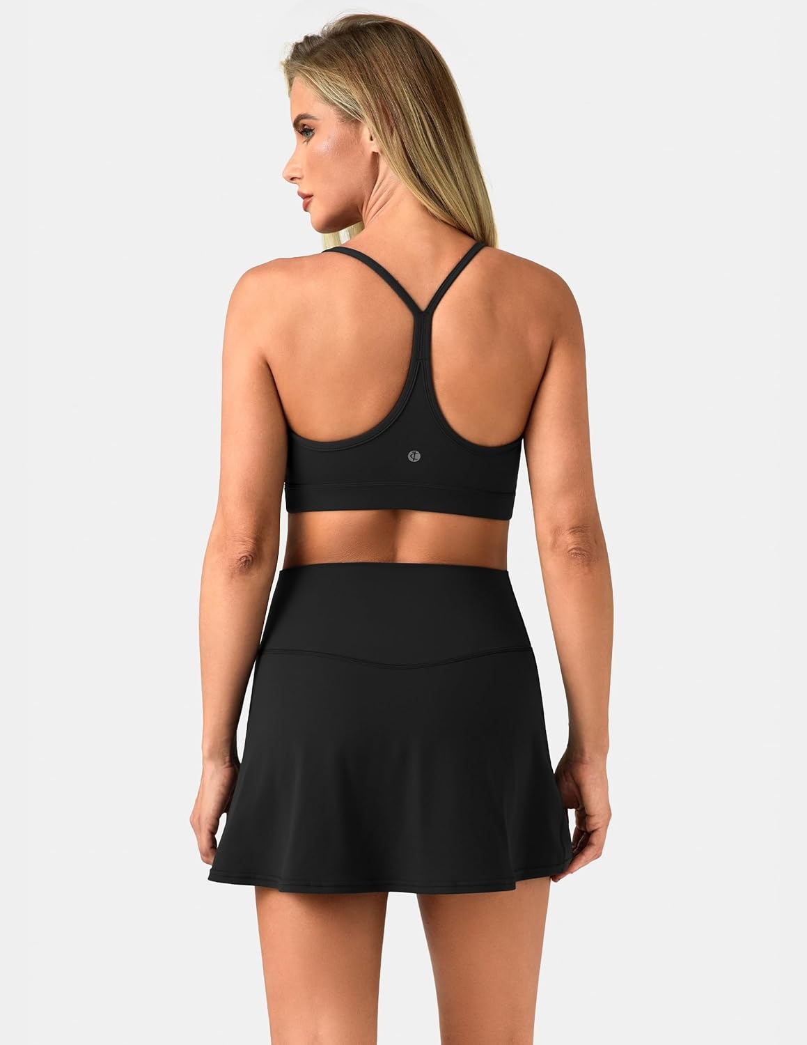 image:imageColorfulkoala Dreamlux Skirts for Women High Rise Athletic Golf Tennis Skorts Builtin Shorts with PocketsBlack