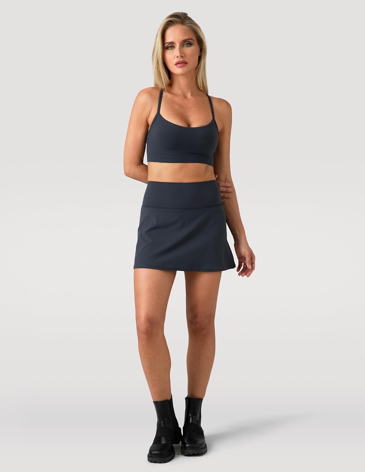 image:imageColorfulkoala Dreamlux Skirts for Women High Rise Athletic Golf Tennis Skorts Builtin Shorts with PocketsBlue Ink