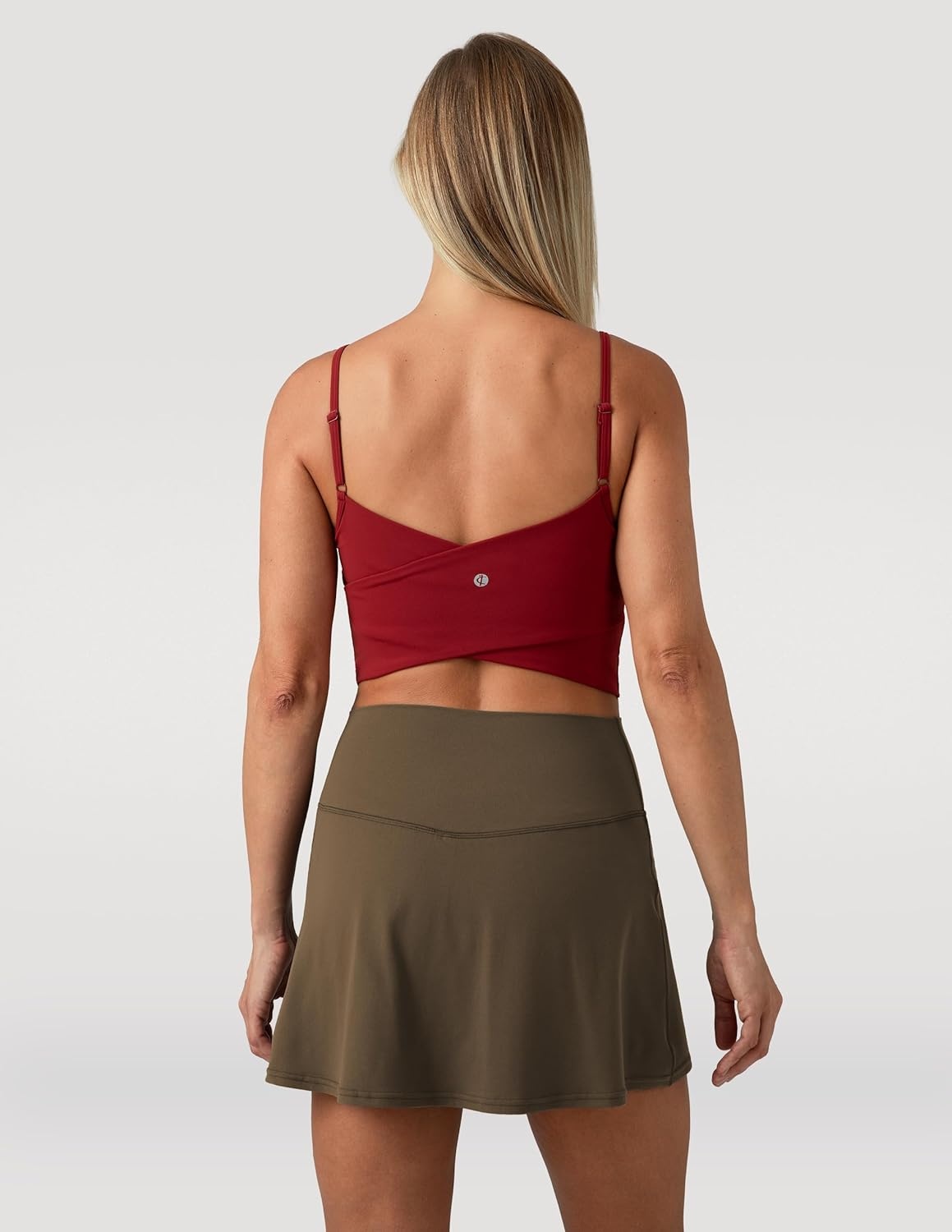 image:imageColorfulkoala Dreamlux Skirts for Women High Rise Athletic Golf Tennis Skorts Builtin Shorts with PocketsCocoa