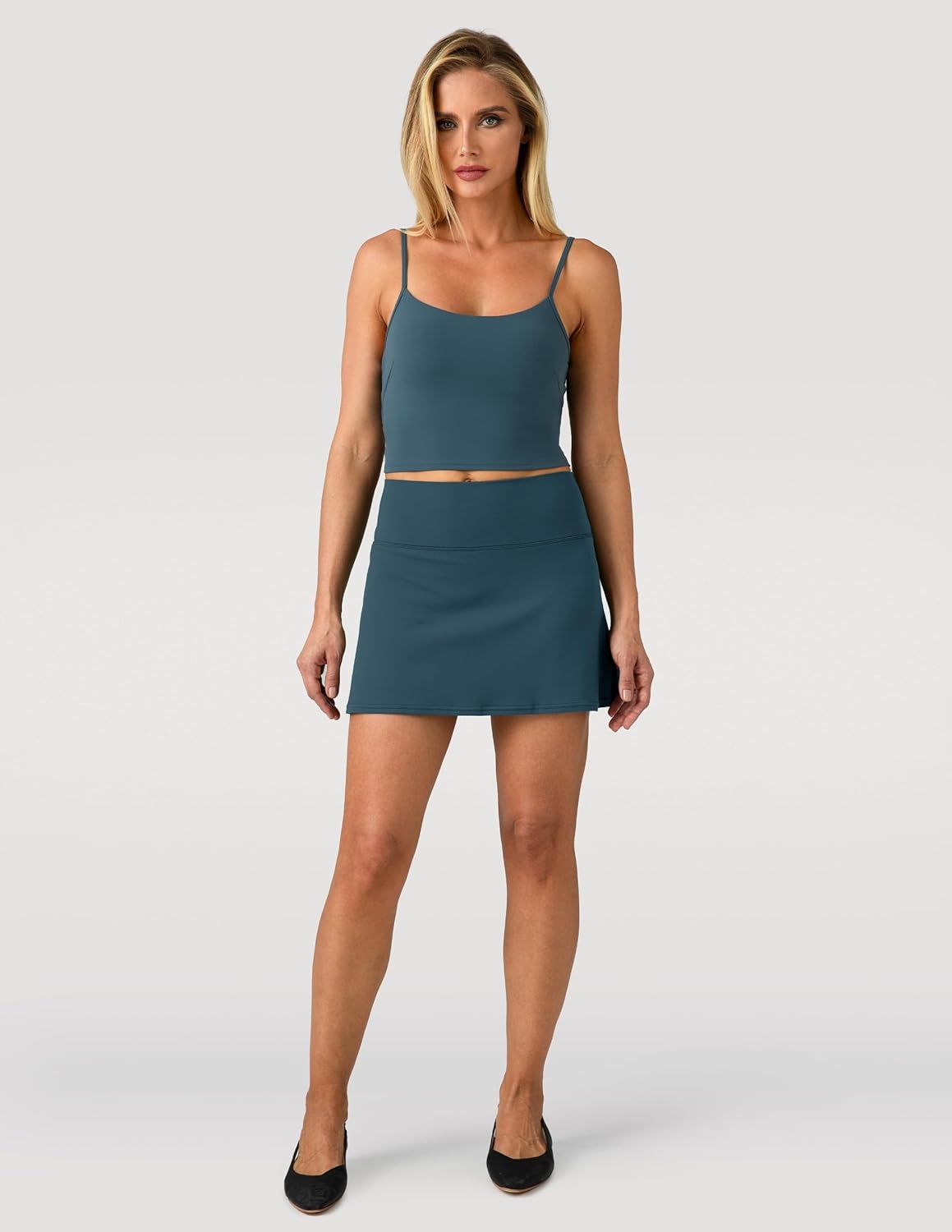 image:imageColorfulkoala Dreamlux Skirts for Women High Rise Athletic Golf Tennis Skorts Builtin Shorts with PocketsDark Jasper