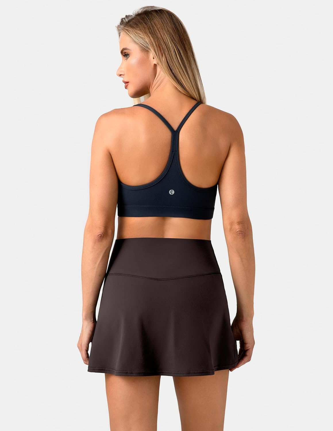 image:imageColorfulkoala Dreamlux Skirts for Women High Rise Athletic Golf Tennis Skorts Builtin Shorts with PocketsEspresso