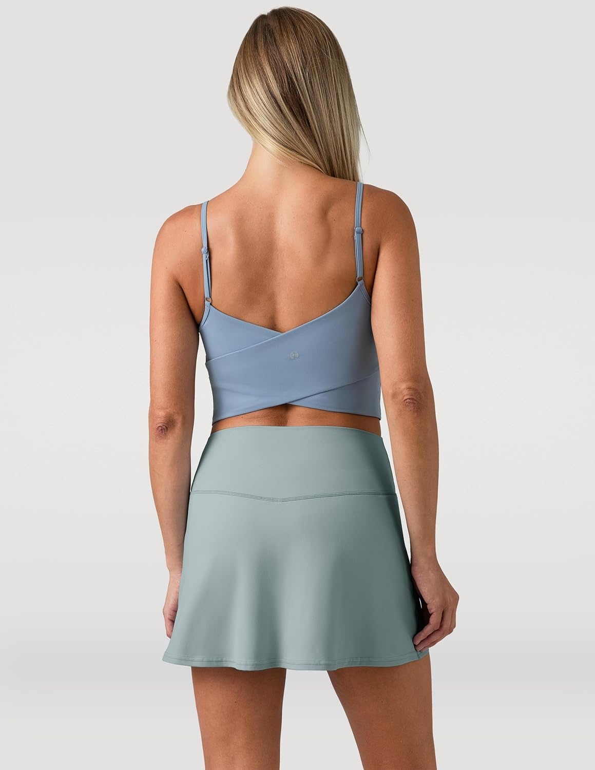 image:imageColorfulkoala Dreamlux Skirts for Women High Rise Athletic Golf Tennis Skorts Builtin Shorts with PocketsFaded Denim