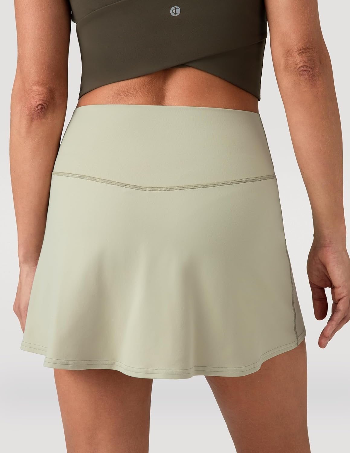 image:imageColorfulkoala Dreamlux Skirts for Women High Rise Athletic Golf Tennis Skorts Builtin Shorts with PocketsVanilla
