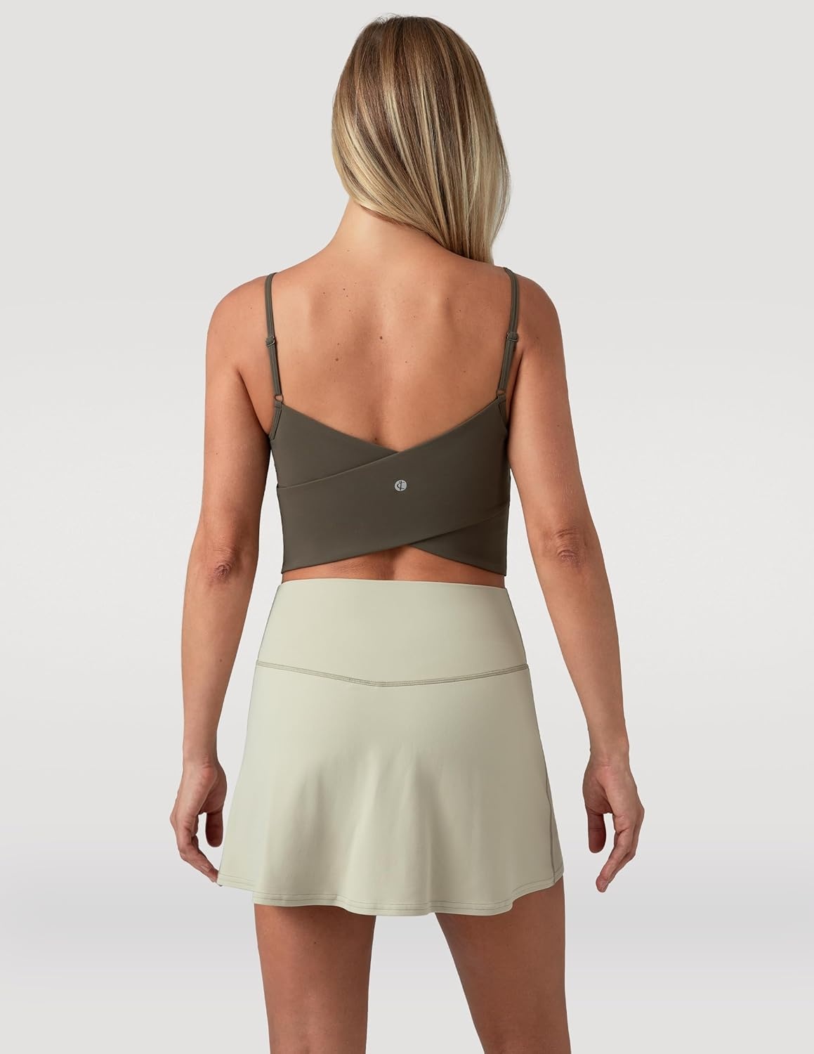 image:imageColorfulkoala Dreamlux Skirts for Women High Rise Athletic Golf Tennis Skorts Builtin Shorts with PocketsVanilla