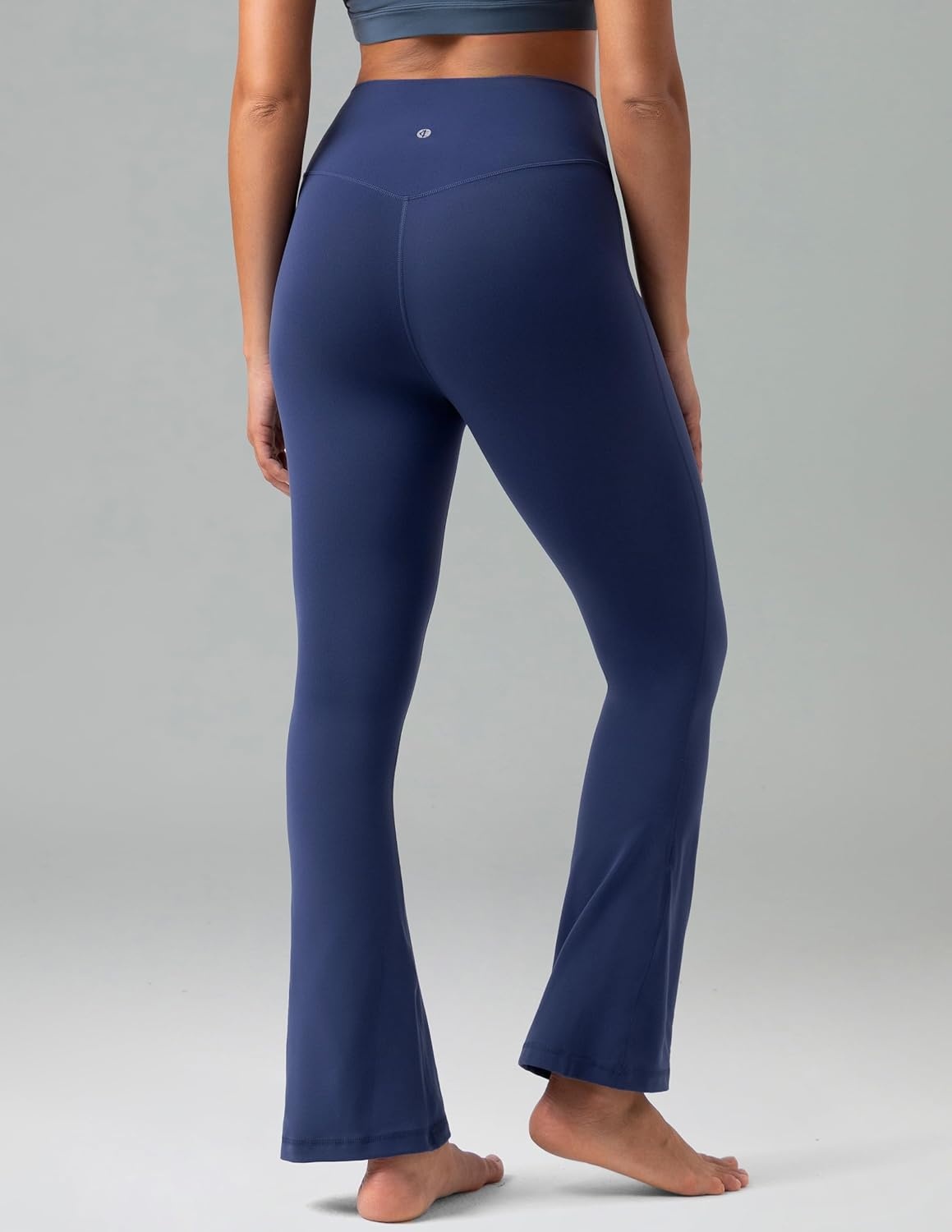 image:imageColorfulkoala No Front Seam Flare Leggings Dreamlux HighWaisted Workout Yoga Pants for Women 275 295 315 InseamBaleine Blue