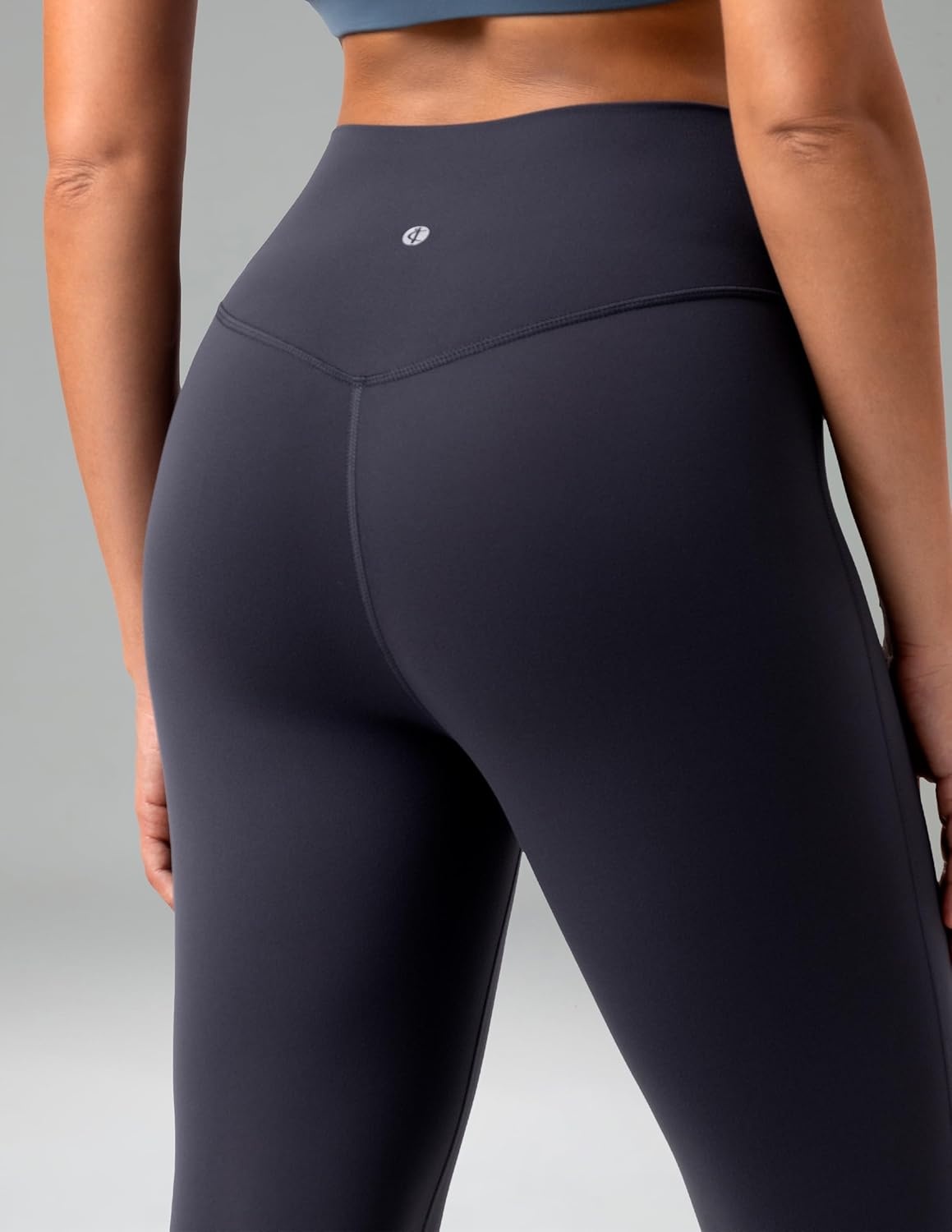 image:imageColorfulkoala No Front Seam Flare Leggings Dreamlux HighWaisted Workout Yoga Pants for Women 275 295 315 InseamBlue Ink