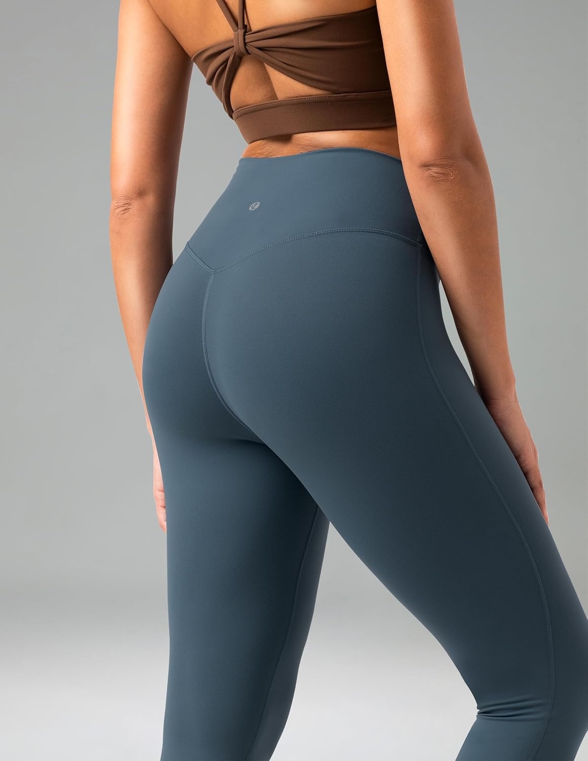 image:imageColorfulkoala No Front Seam Flare Leggings Dreamlux HighWaisted Workout Yoga Pants for Women 275 295 315 InseamDark Jasper