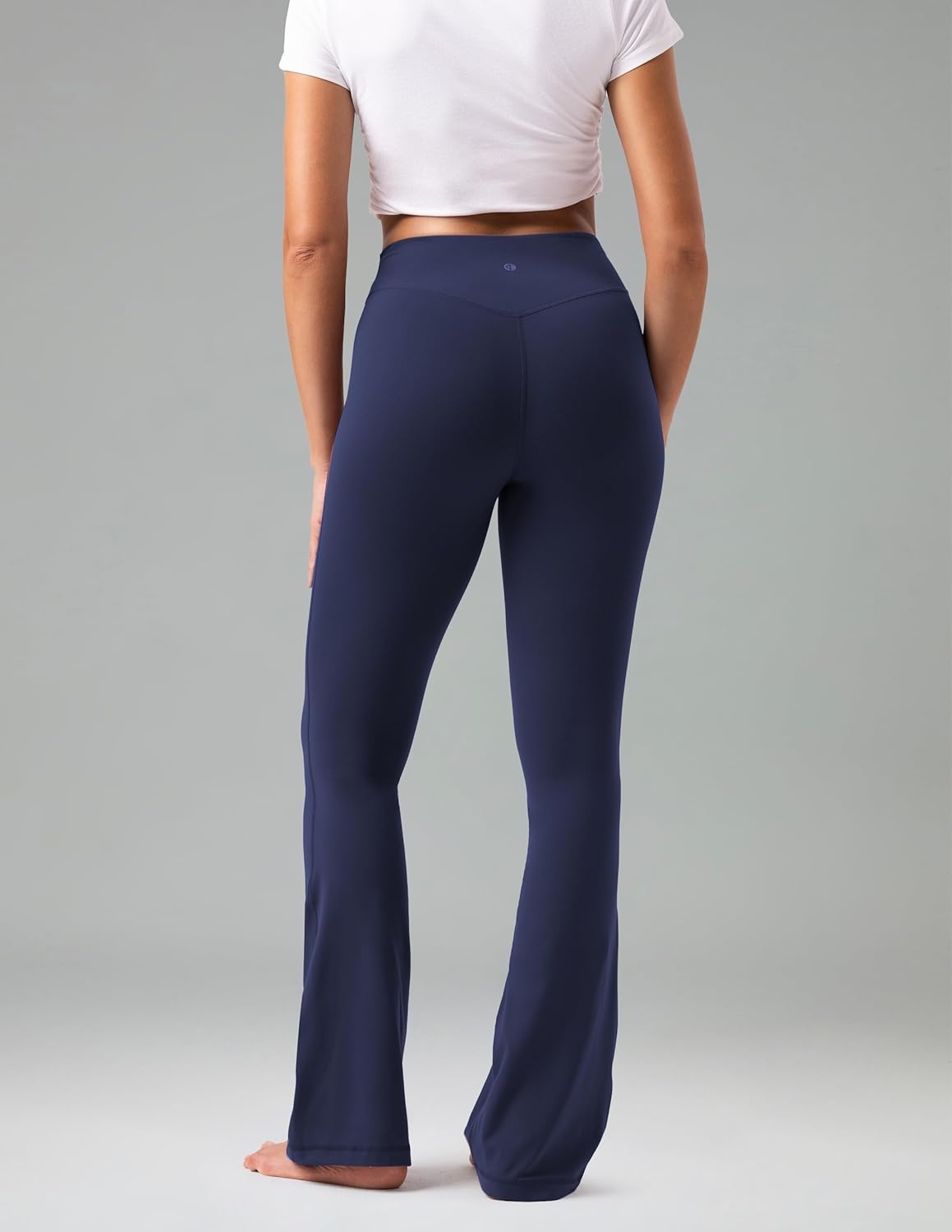 image:imageColorfulkoala No Front Seam Flare Leggings Dreamlux HighWaisted Workout Yoga Pants for Women 275 295 315 InseamEclipse