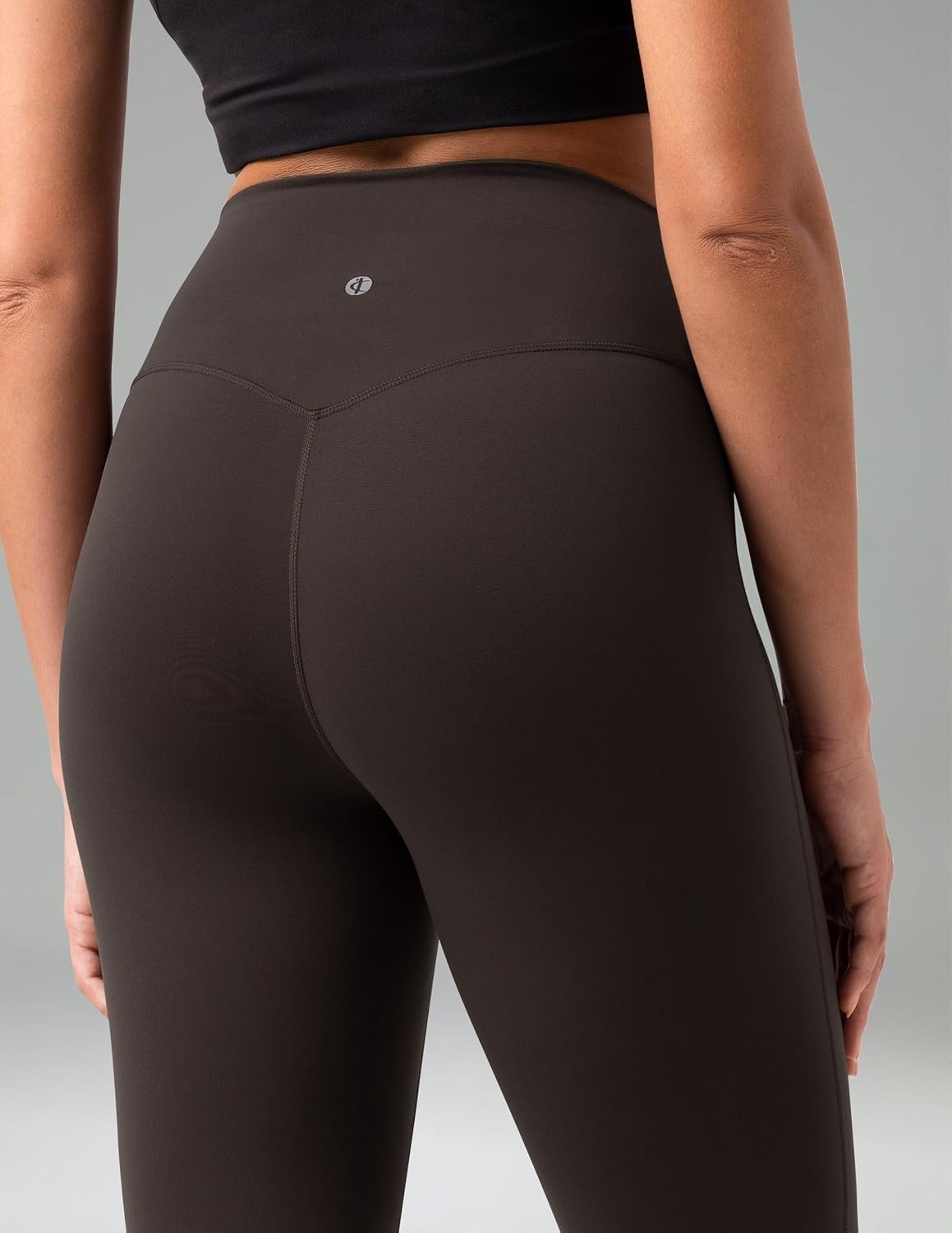 image:imageColorfulkoala No Front Seam Flare Leggings Dreamlux HighWaisted Workout Yoga Pants for Women 275 295 315 InseamEspresso