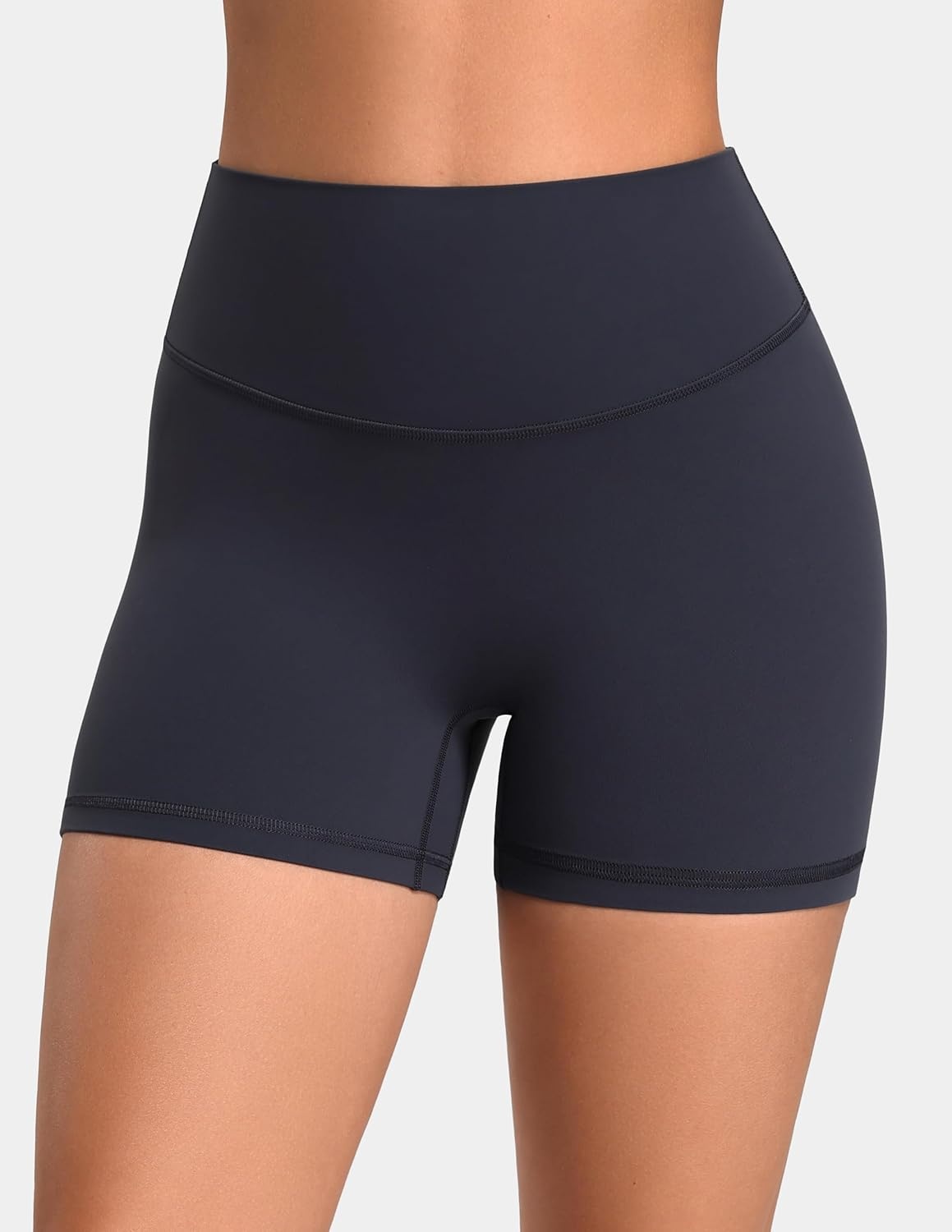 image:imageColorfulkoala Sculptiva ButtLifting Hidden Scrunch Workout Shorts for Women 4 No Front Seam HighWaisted Yoga ShortsBlue Ink