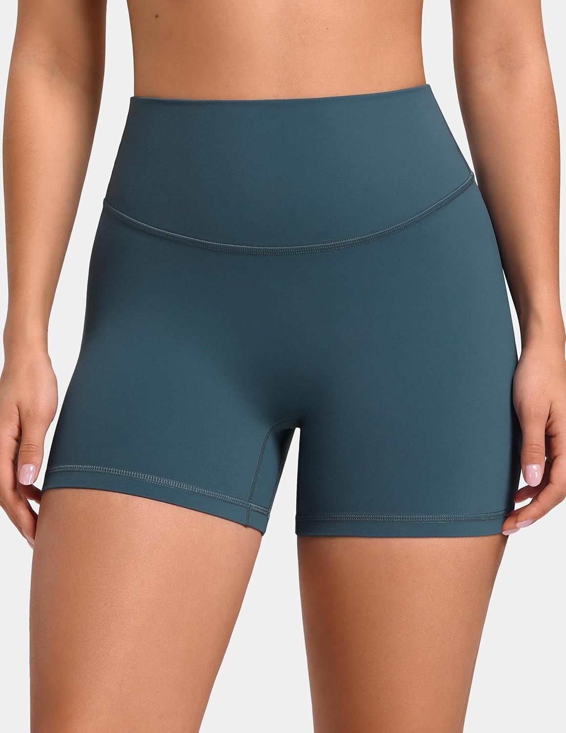 image:imageColorfulkoala Sculptiva ButtLifting Hidden Scrunch Workout Shorts for Women 4 No Front Seam HighWaisted Yoga ShortsDark Japser