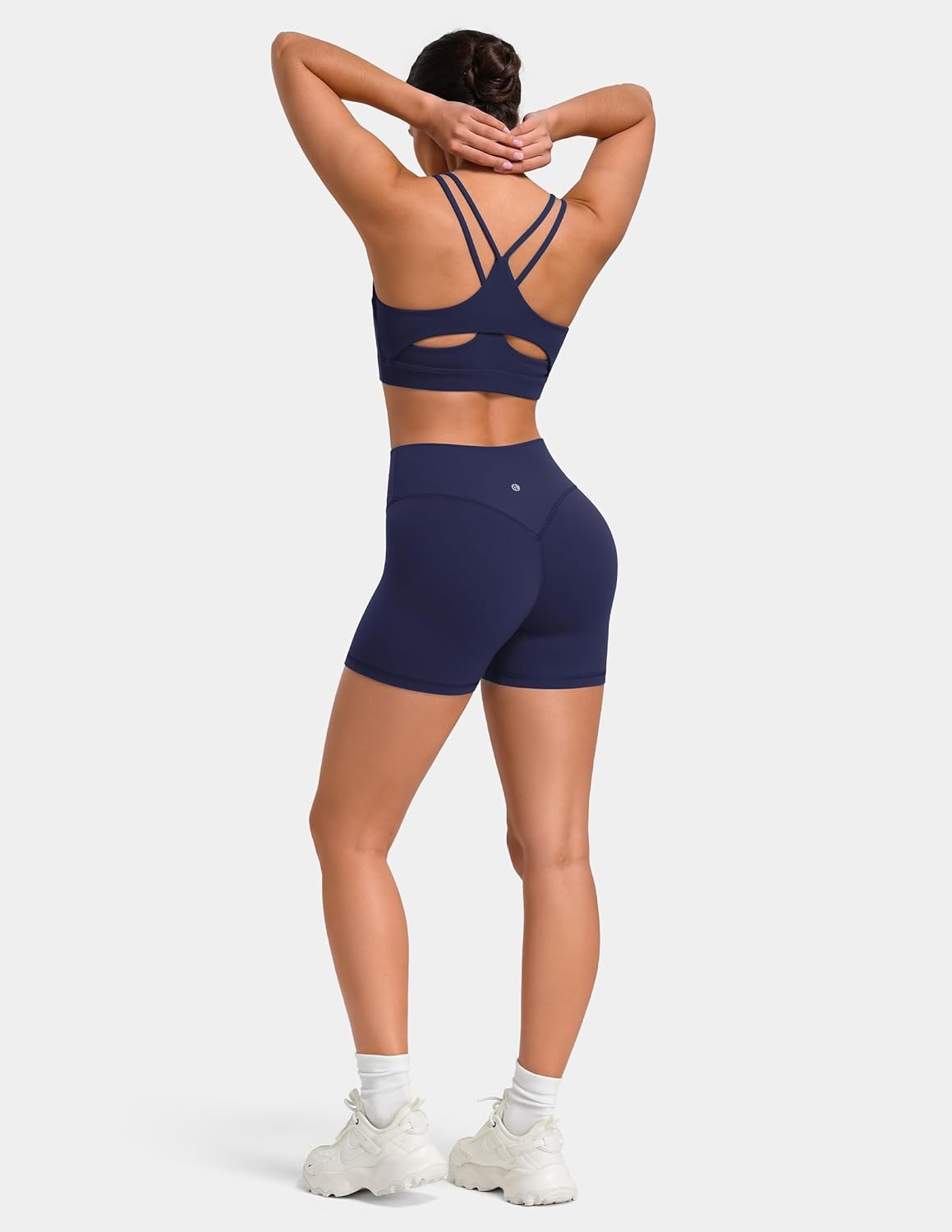 image:imageColorfulkoala Sculptiva ButtLifting Hidden Scrunch Workout Shorts for Women 4 No Front Seam HighWaisted Yoga ShortsEclipse