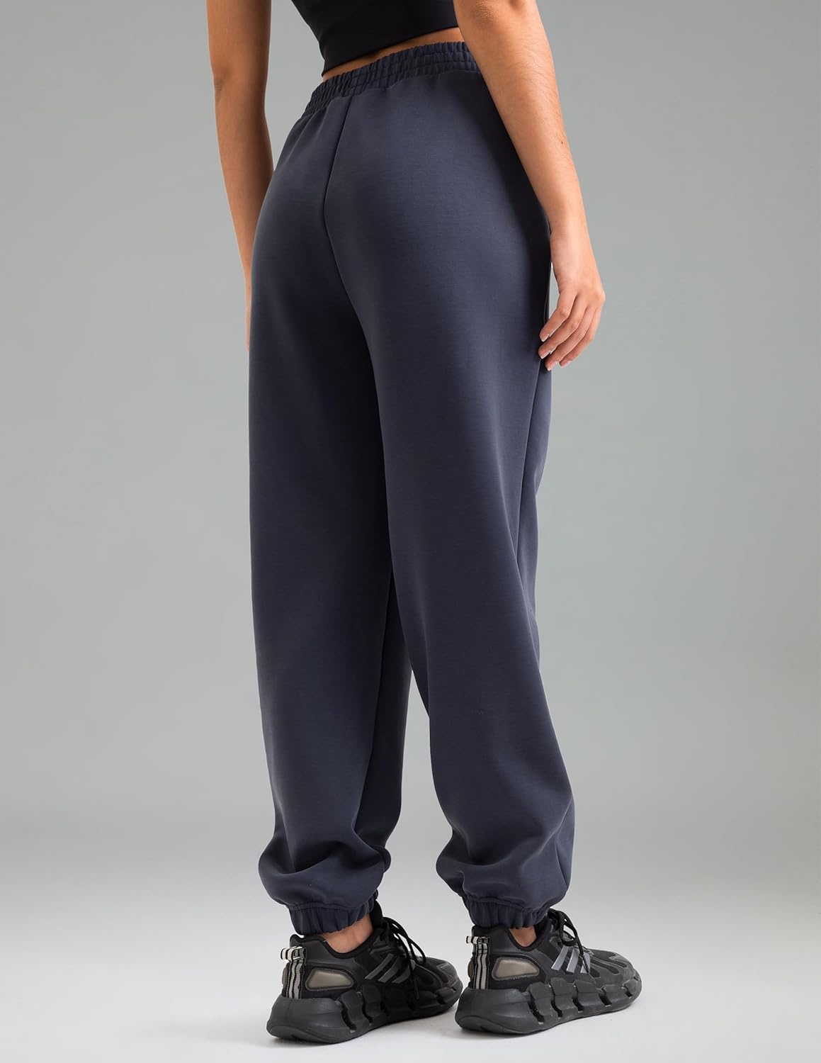 image:imageColorfulkoala Velvra Modal Fleece Lined Joggers for Women High Waisted Thermal Winter Sweatpants Pants with PocketsBlue Ink
