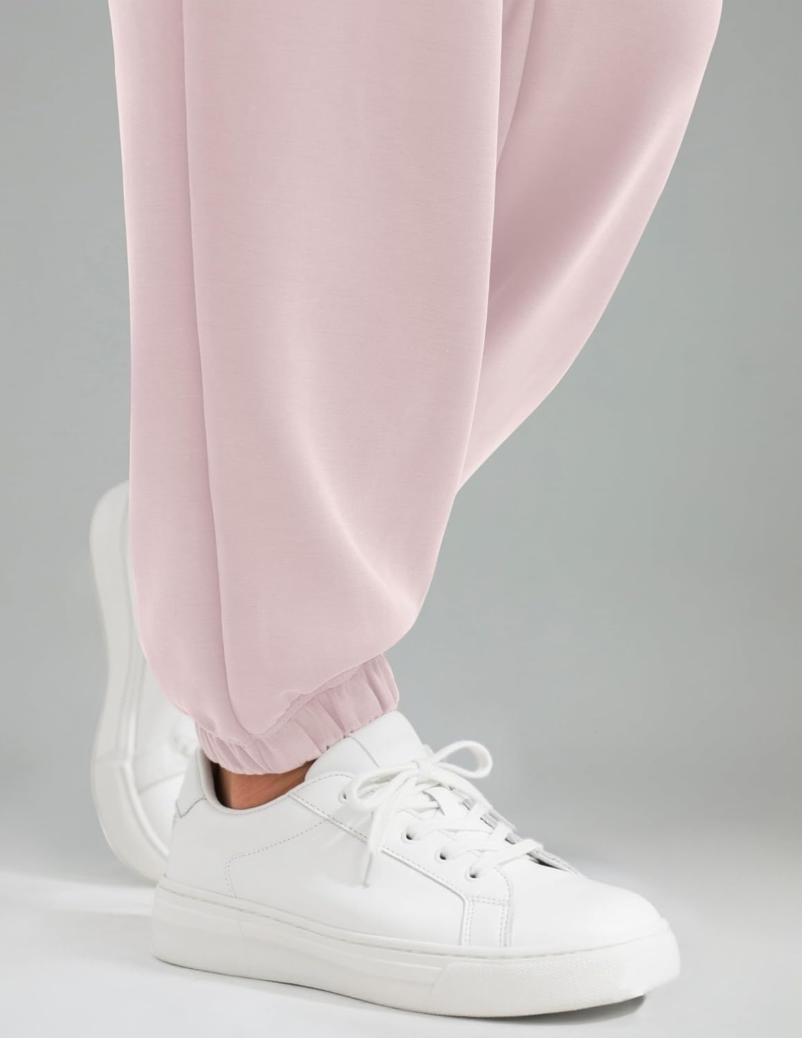 image:imageColorfulkoala Velvra Modal Fleece Lined Joggers for Women High Waisted Thermal Winter Sweatpants Pants with PocketsCrystal Pink
