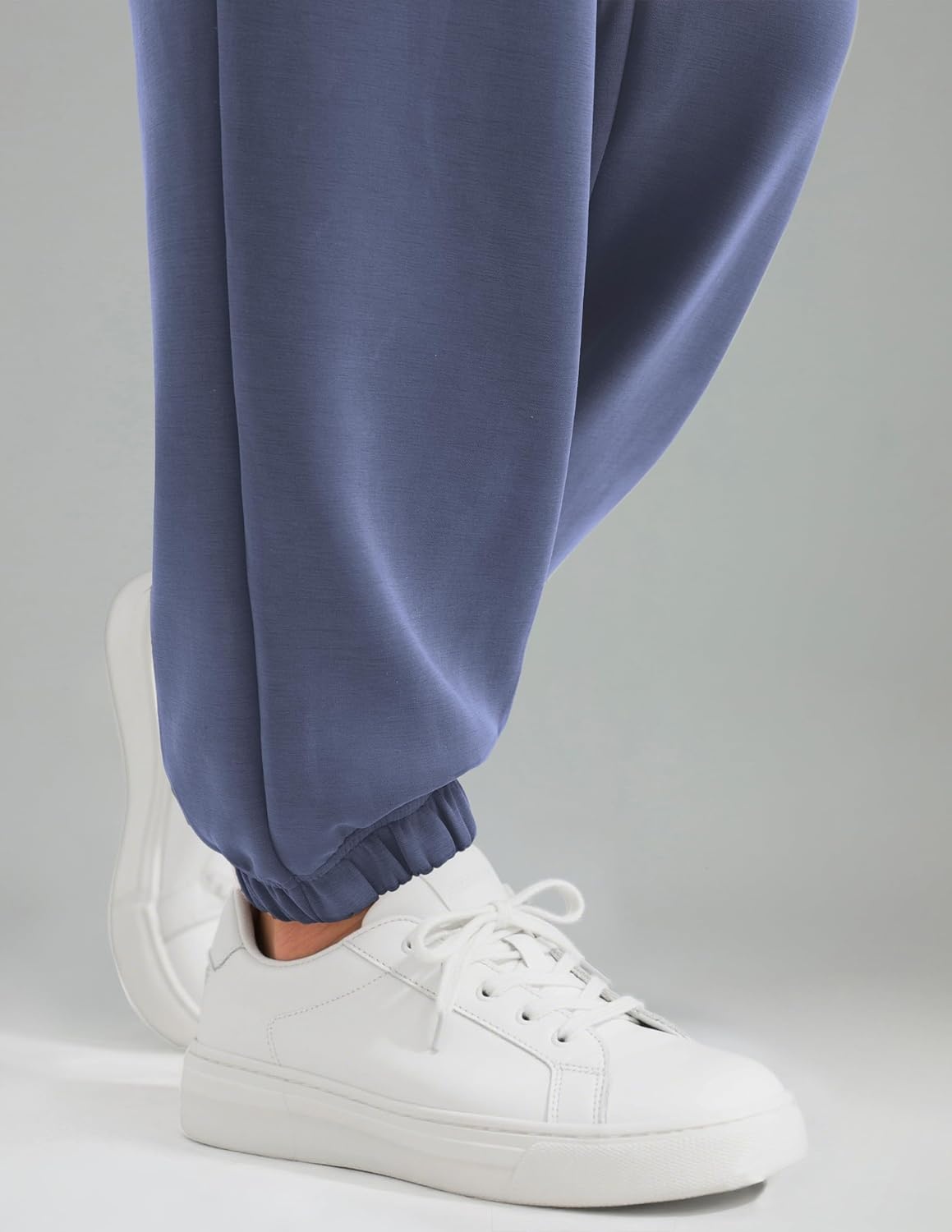 image:imageColorfulkoala Velvra Modal Fleece Lined Joggers for Women High Waisted Thermal Winter Sweatpants Pants with PocketsNiagara Blue