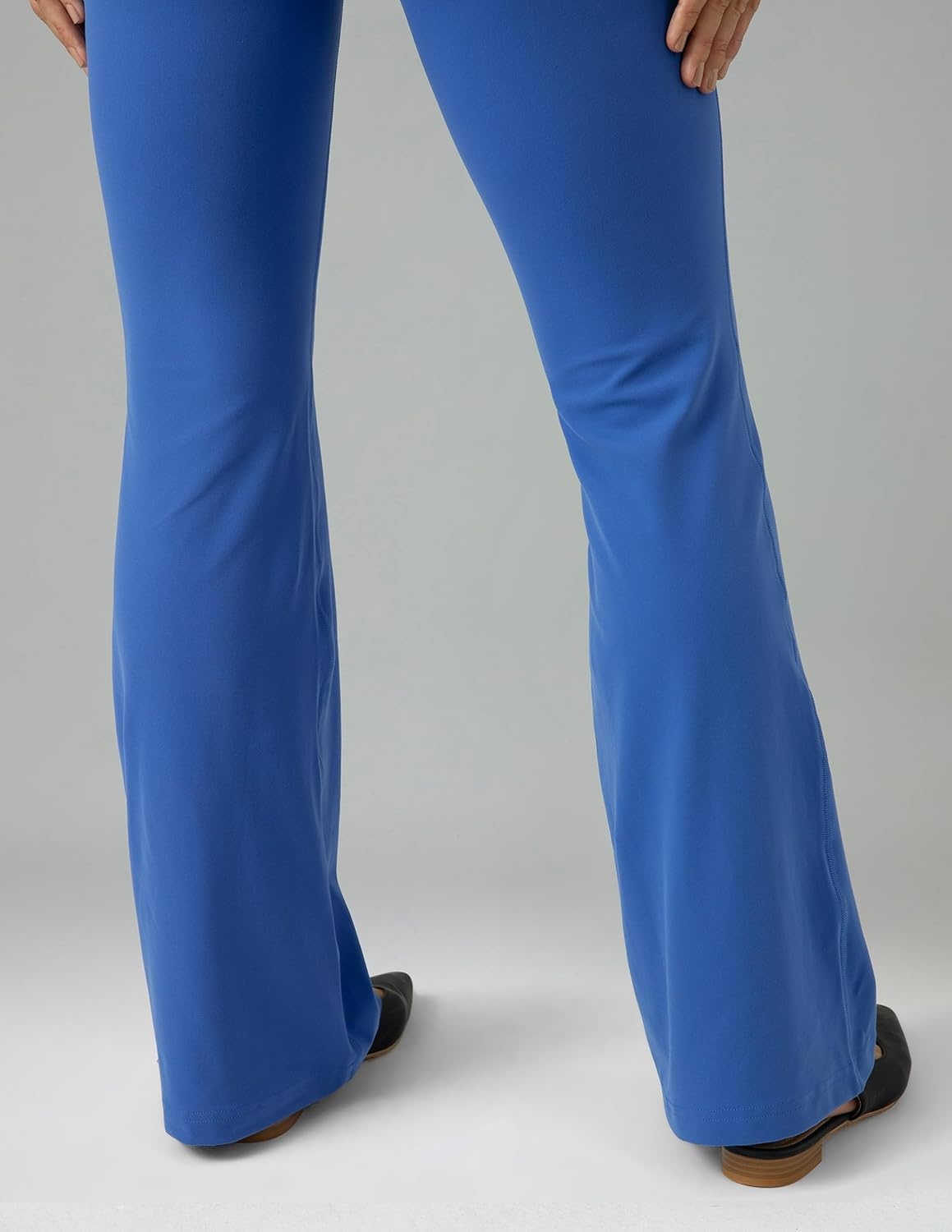 image:imageColorfulkoala Womens Dreamlux Workout Flared Leggings High Waisted Wide Leg Bootcut Yoga Pants 295 315 InseamBaleine Blue