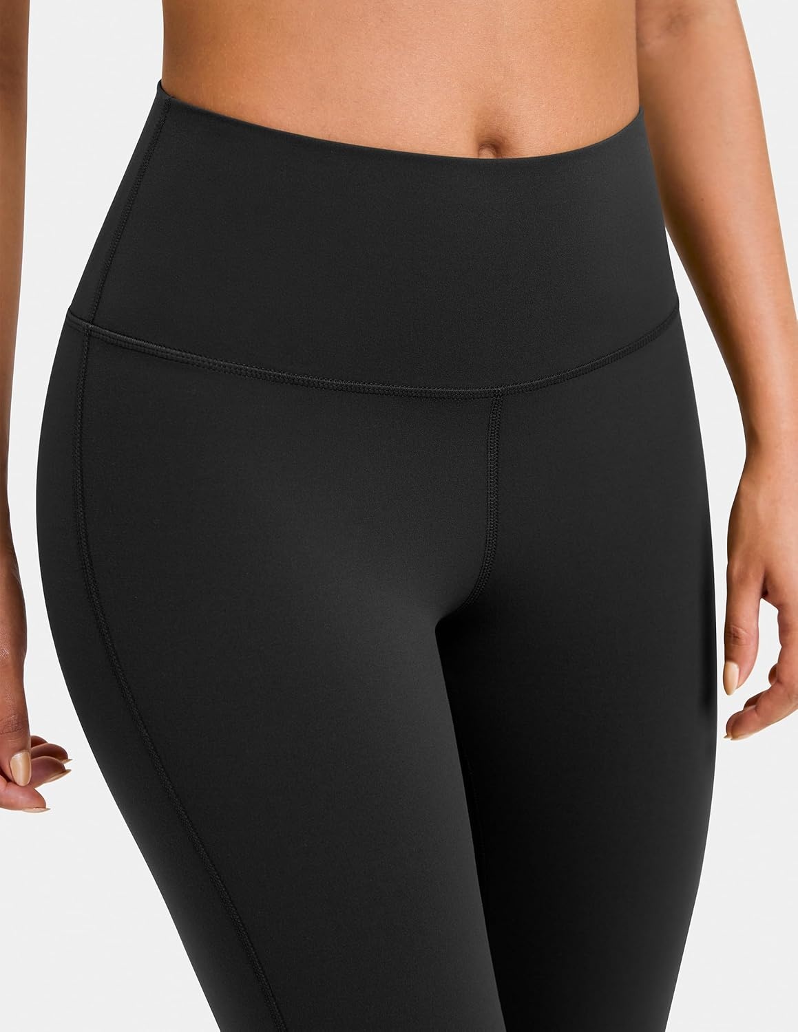 image:imageColorfulkoala Womens Dreamlux Workout Flared Leggings High Waisted Wide Leg Bootcut Yoga Pants 295 315 InseamBlack