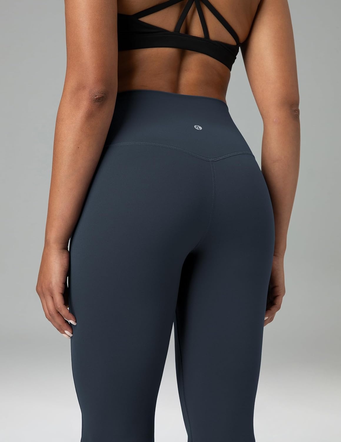 image:imageColorfulkoala Womens Dreamlux Workout Flared Leggings High Waisted Wide Leg Bootcut Yoga Pants 295 315 InseamBlue Ink
