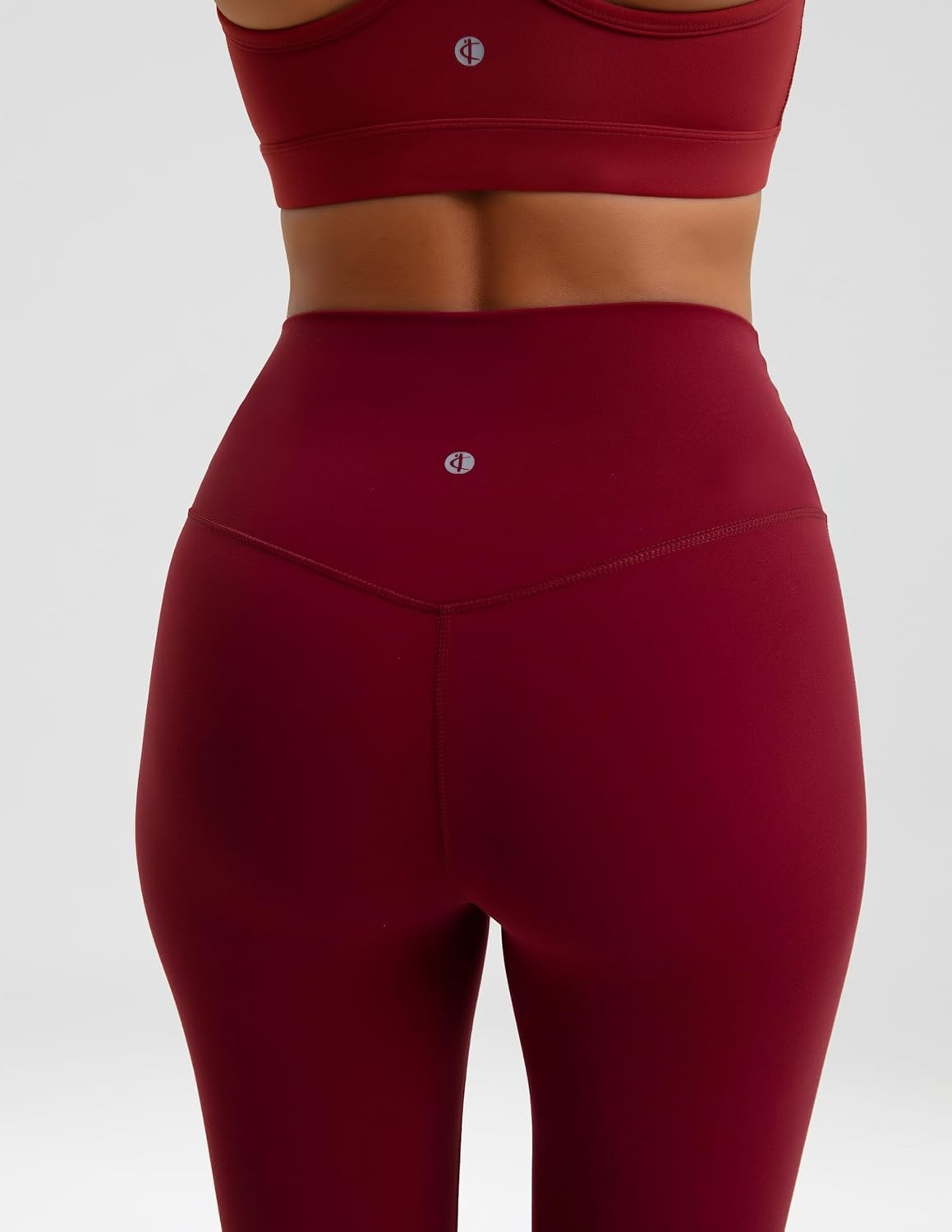 image:imageColorfulkoala Womens Dreamlux Workout Flared Leggings High Waisted Wide Leg Bootcut Yoga Pants 295 315 InseamCabernet