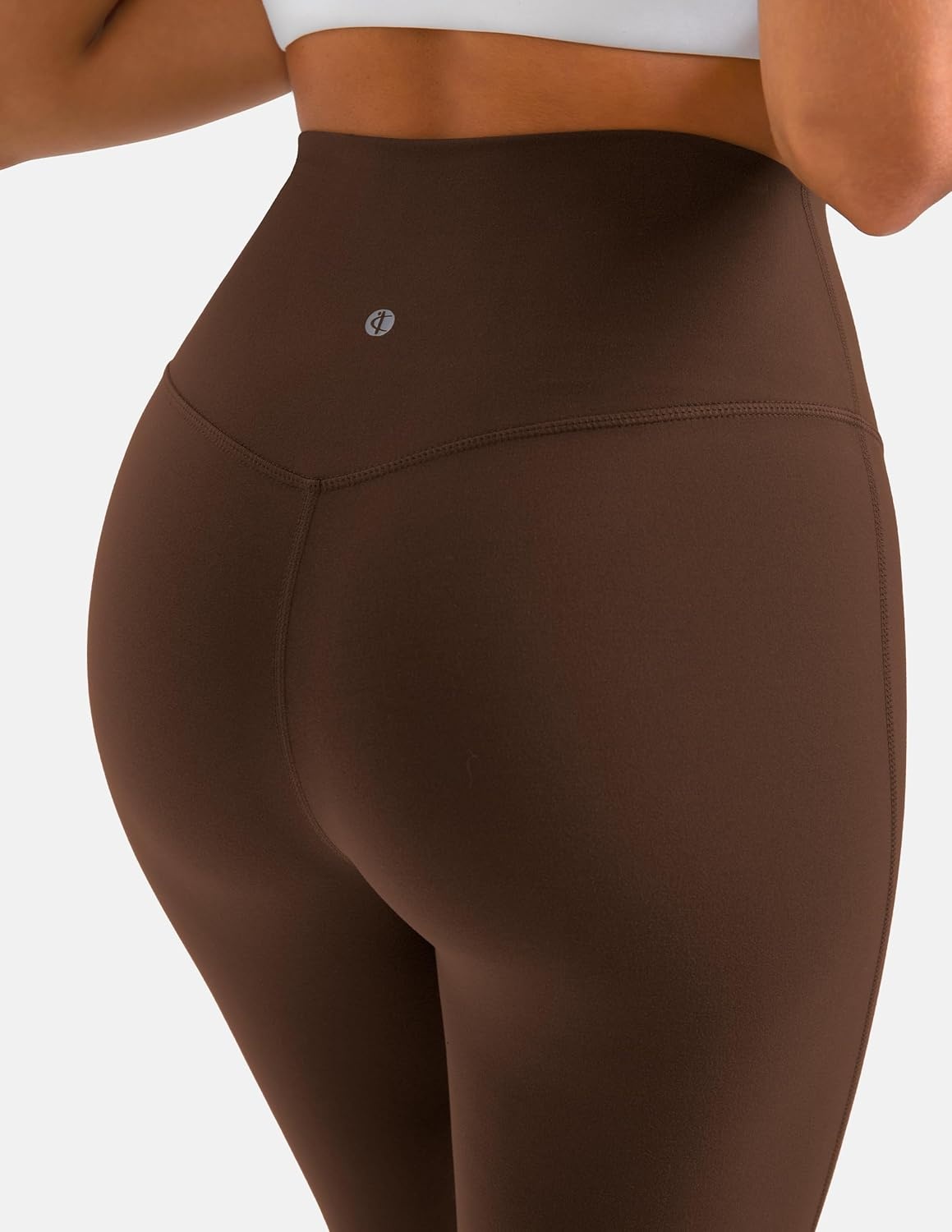 image:imageColorfulkoala Womens Dreamlux Workout Flared Leggings High Waisted Wide Leg Bootcut Yoga Pants 295 315 InseamCocoa
