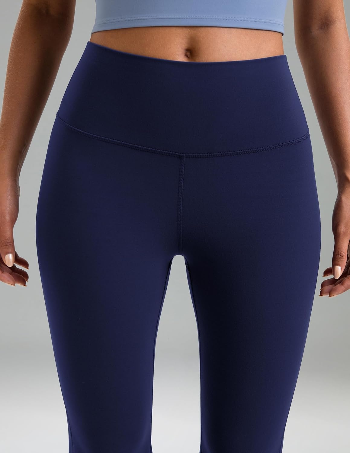 image:imageColorfulkoala Womens Dreamlux Workout Flared Leggings High Waisted Wide Leg Bootcut Yoga Pants 295 315 InseamEclipse