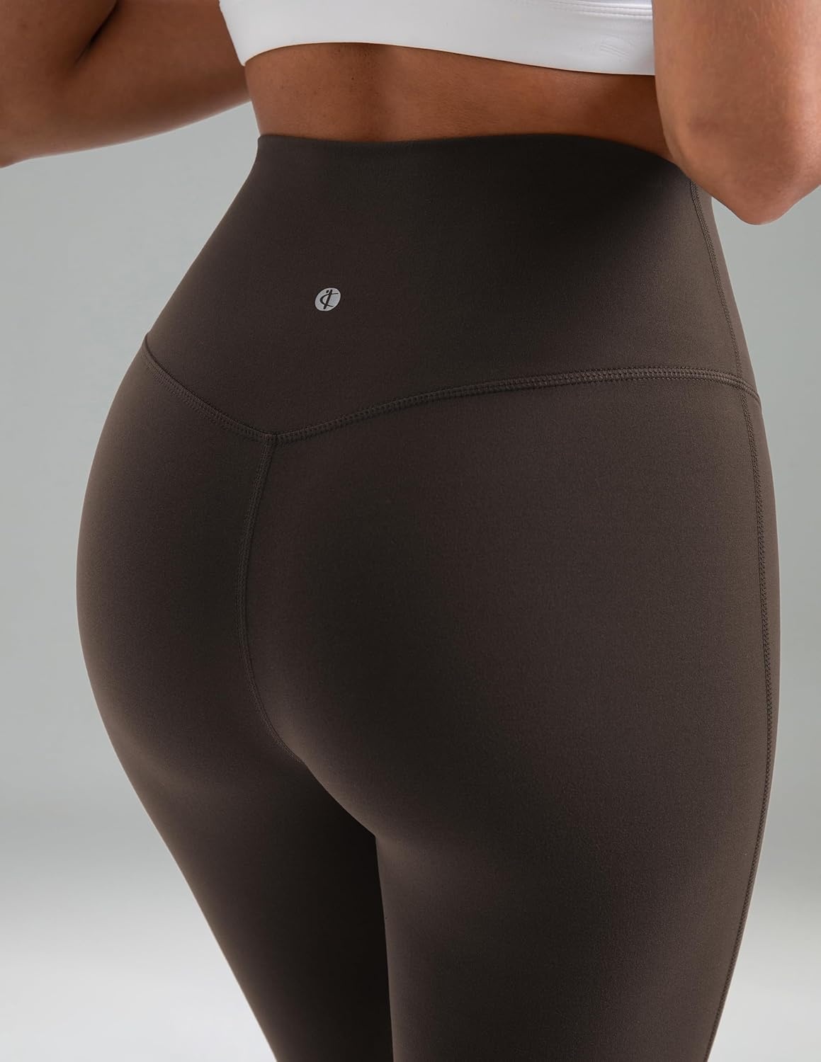 image:imageColorfulkoala Womens Dreamlux Workout Flared Leggings High Waisted Wide Leg Bootcut Yoga Pants 295 315 InseamEspresso