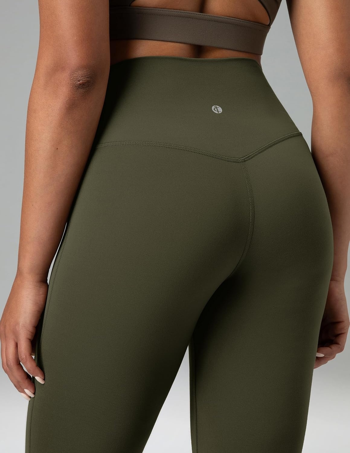 image:imageColorfulkoala Womens Dreamlux Workout Flared Leggings High Waisted Wide Leg Bootcut Yoga Pants 295 315 InseamOlive