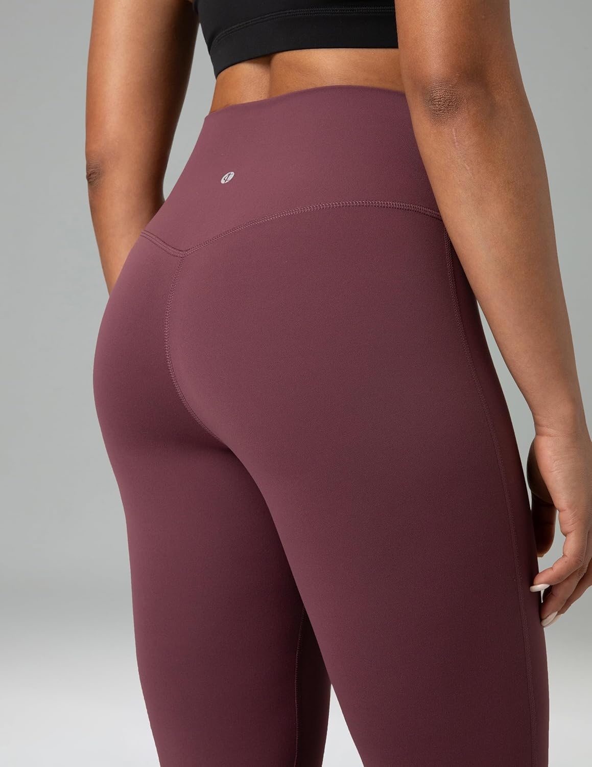 image:imageColorfulkoala Womens Dreamlux Workout Flared Leggings High Waisted Wide Leg Bootcut Yoga Pants 295 315 InseamPlum Red
