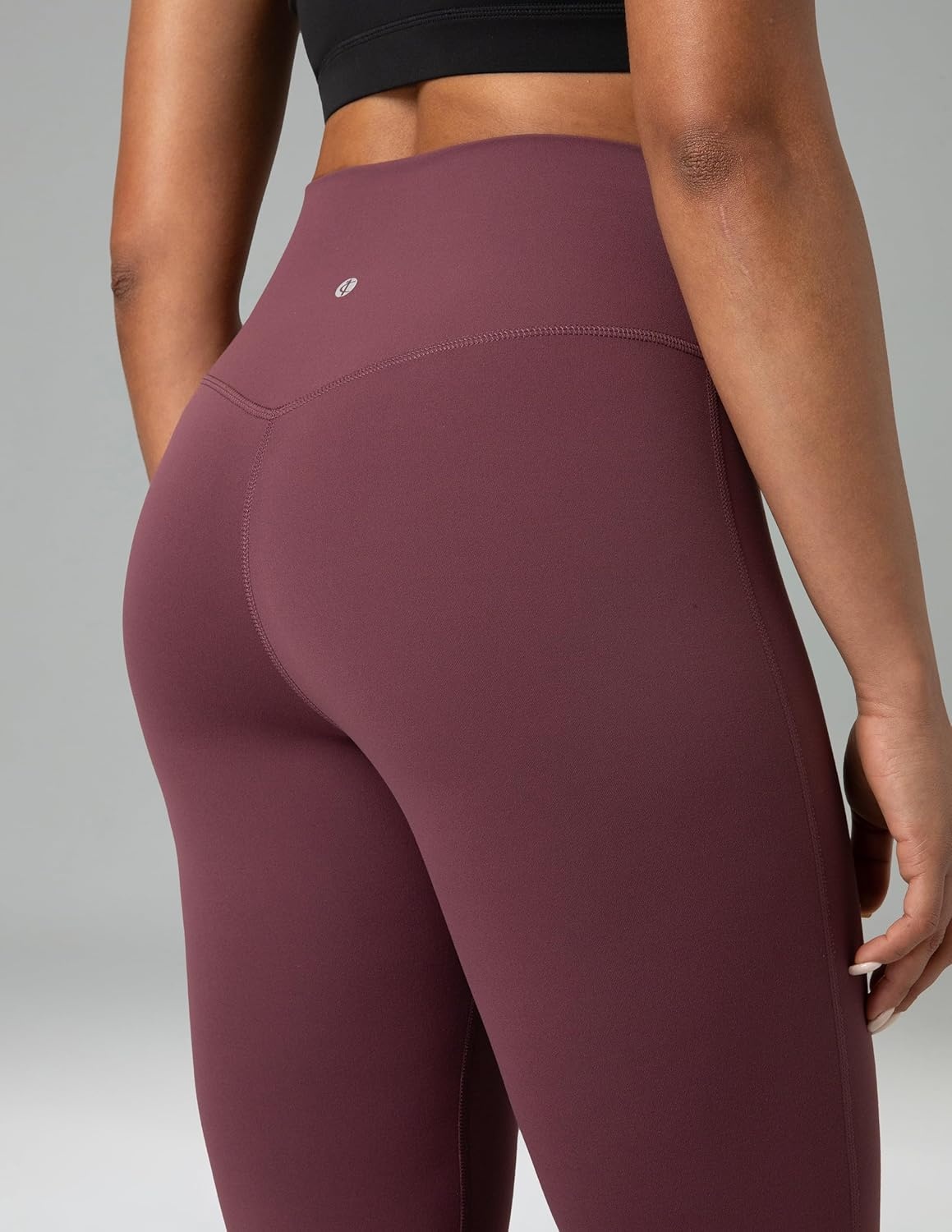 image:imageColorfulkoala Womens Dreamlux Workout Flared Leggings High Waisted Wide Leg Bootcut Yoga Pants 295 315 InseamPlum Red