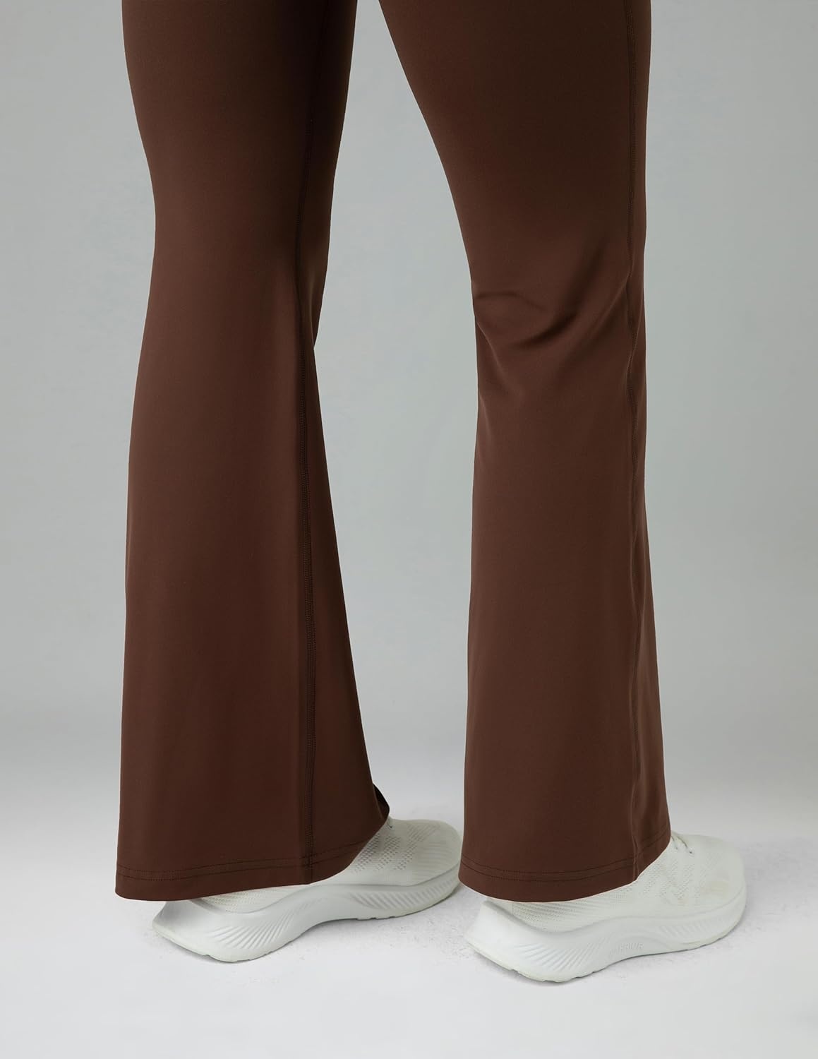 image:imageColorfulkoala Womens Dreamlux Workout Flared Leggings High Waisted Wide Leg Bootcut Yoga Pants 295 315 InseamRoasted Chestnut
