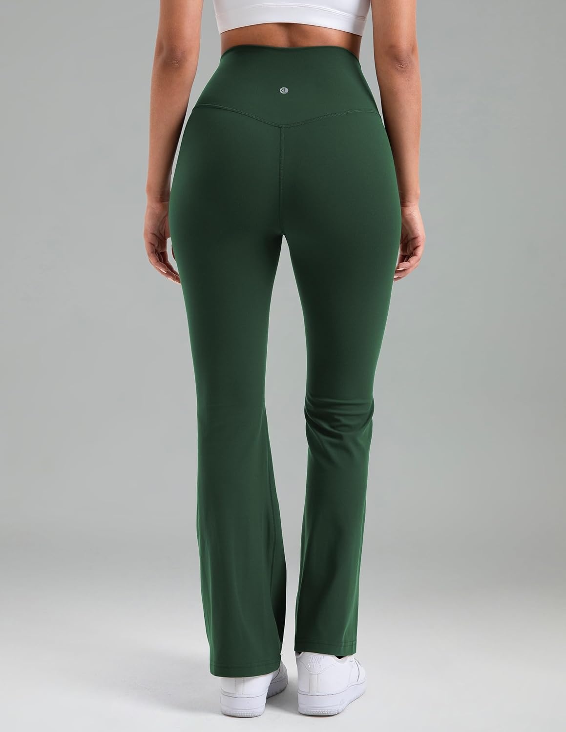 image:imageColorfulkoala Womens Dreamlux Workout Flared Leggings High Waisted Wide Leg Bootcut Yoga Pants 295 315 InseamRosin