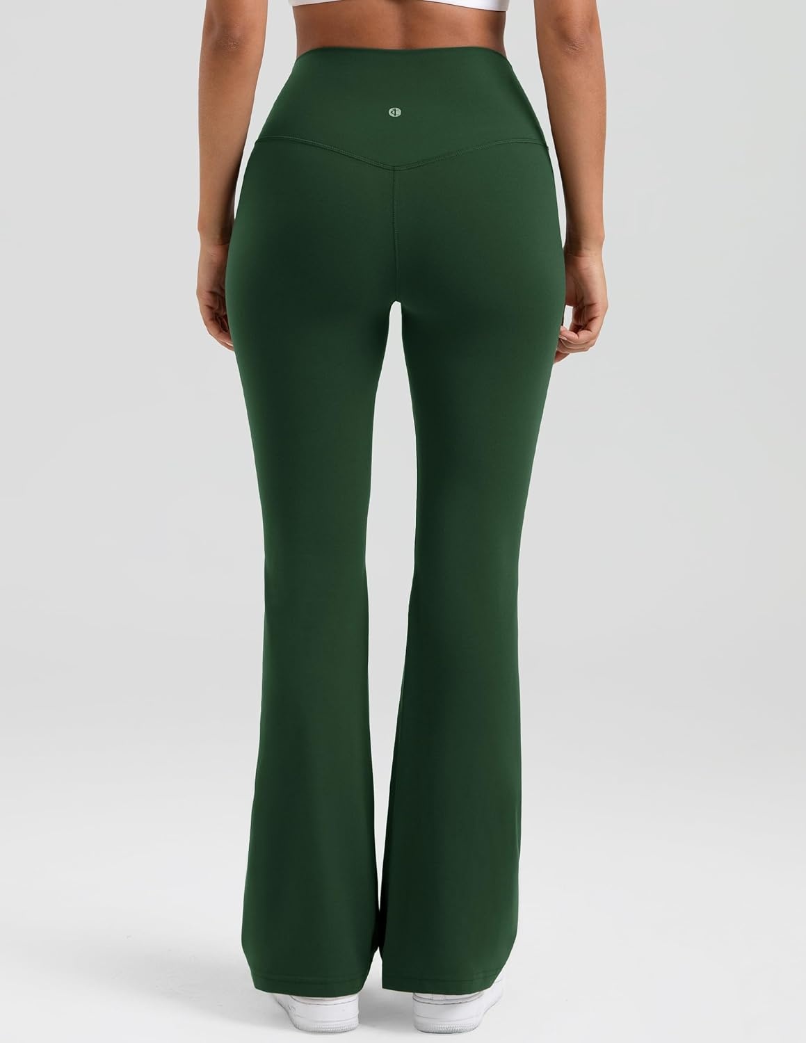 image:imageColorfulkoala Womens Dreamlux Workout Flared Leggings High Waisted Wide Leg Bootcut Yoga Pants 295 315 InseamRosin