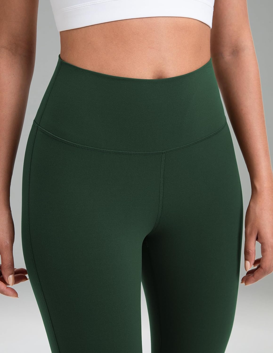 image:imageColorfulkoala Womens Dreamlux Workout Flared Leggings High Waisted Wide Leg Bootcut Yoga Pants 295 315 InseamRosin