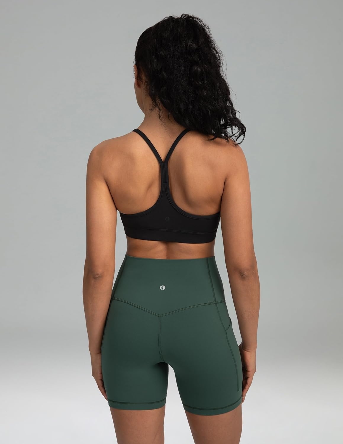 image:imageColorfulkoala Womens Dreamlux Y Back Sports Bra Low Impact Padded Workout Top with Built in Bra AC CupsBlack