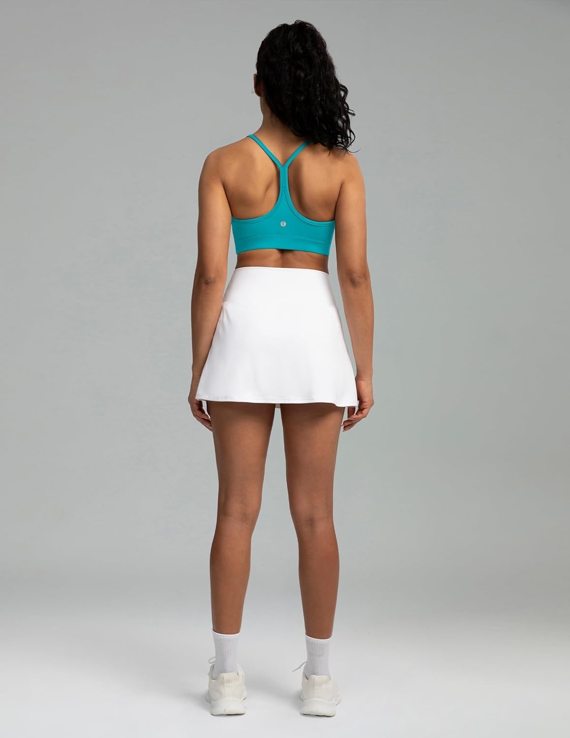 image:imageColorfulkoala Womens Dreamlux Y Back Sports Bra Low Impact Padded Workout Top with Built in Bra AC CupsCeramic Green