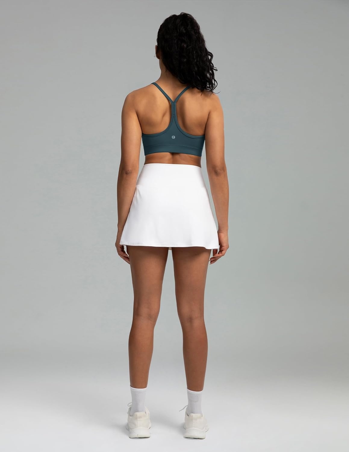 image:imageColorfulkoala Womens Dreamlux Y Back Sports Bra Low Impact Padded Workout Top with Built in Bra AC CupsDark Jasper