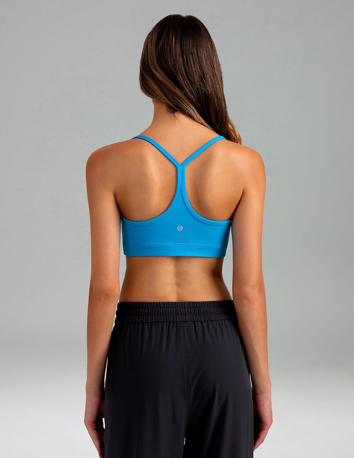image:imageColorfulkoala Womens Dreamlux Y Back Sports Bra Low Impact Padded Workout Top with Built in Bra AC CupsHawaiian Ocean