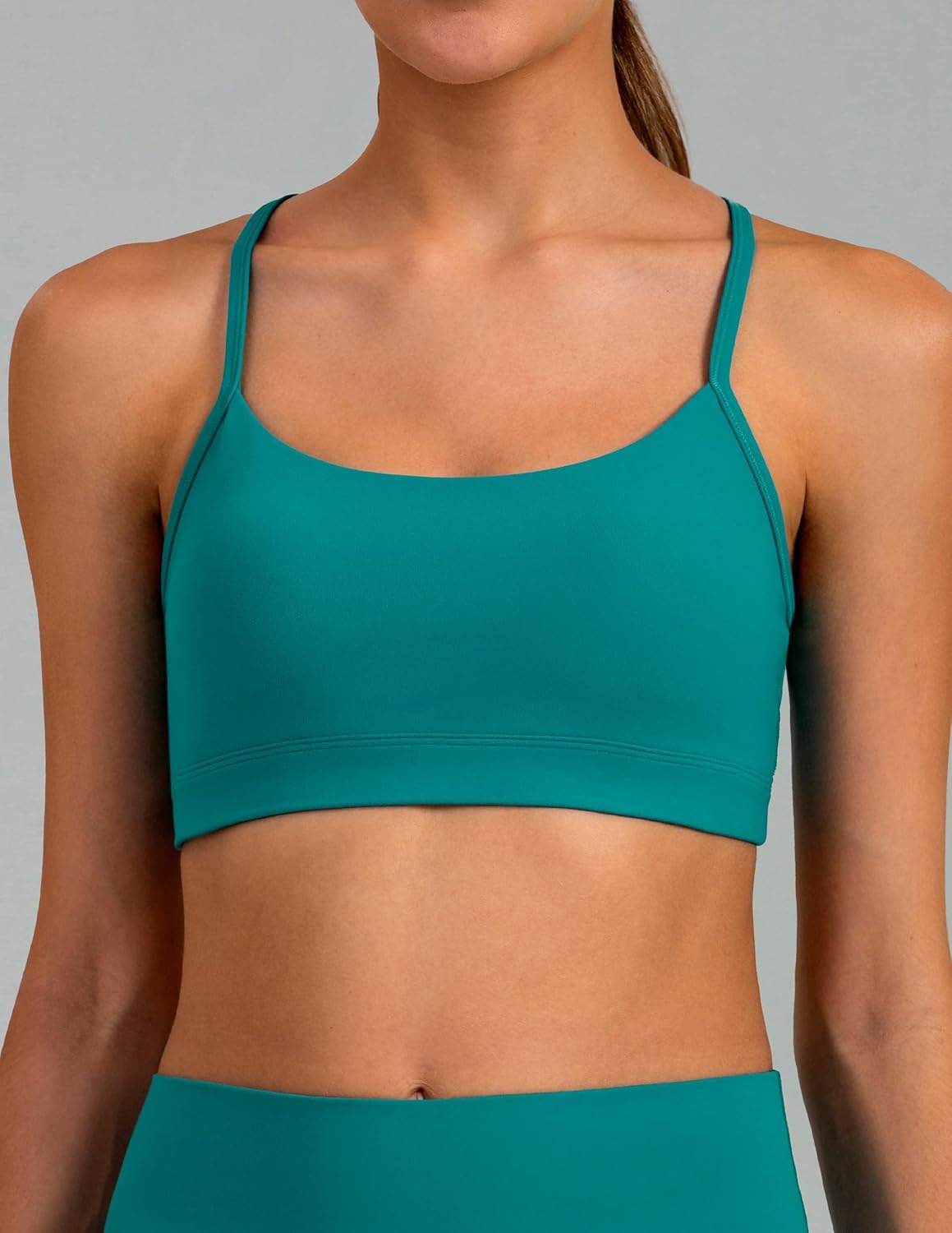image:imageColorfulkoala Womens Dreamlux Y Back Sports Bra Low Impact Padded Workout Top with Built in Bra AC CupsNavigate