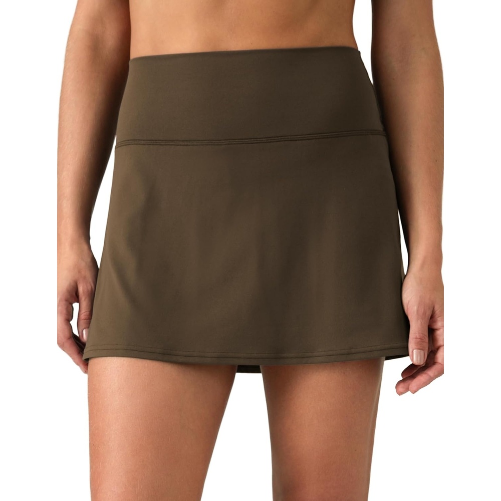 image:imageColorfulkoala Dreamlux Skirts for Women High Rise Athletic Golf Tennis Skorts Builtin Shorts with PocketsCocoa