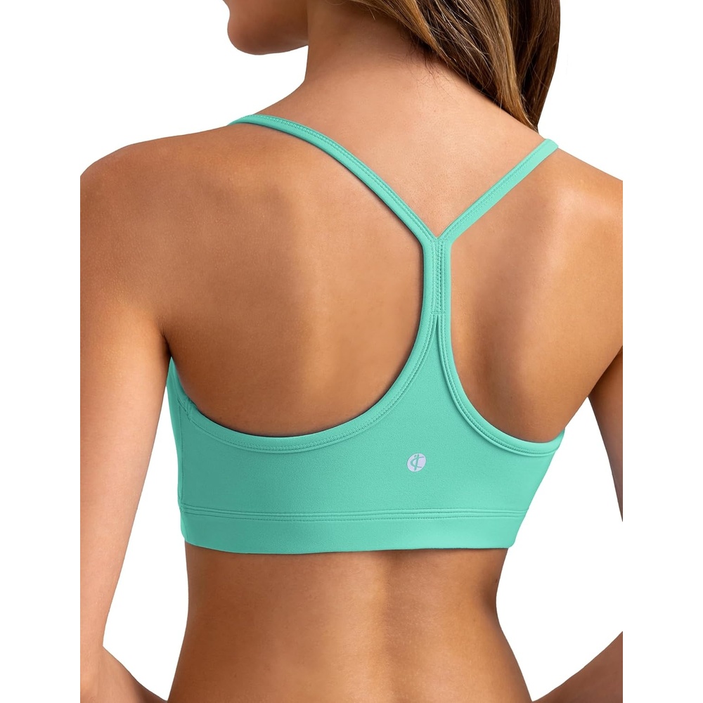 image:imageColorfulkoala Womens Dreamlux Y Back Sports Bra Low Impact Padded Workout Top with Built in Bra AC CupsCockatoo