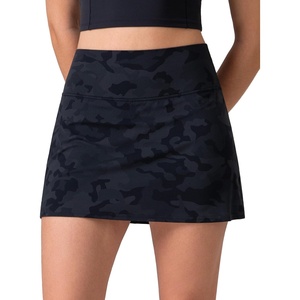 image:imageColorfulkoala Dreamlux Skirts for Women High Rise Athletic Golf Tennis Skorts Builtin Shorts with PocketsGrey Camouflage